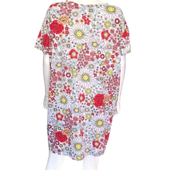 Joyspun & Secret Treasures Soft Lounge Dresses Floral & Camo w/ Pockets L/XL 2pk - Picture 7 of 11